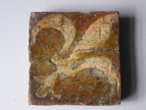 Encaustic tile from Berkhamsted Castle